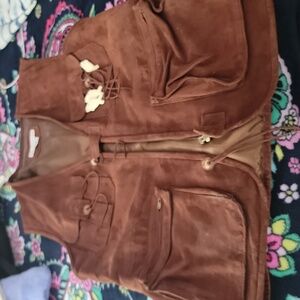 Women's 100% leather vest